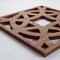 Ekena Millwork Extra Small Brownsville Decorative Fretwork Wood Wall Panels, Walnut, 7 3/8"W x 7 3/8"H x 3/8"T WALW08X08X0375BNEWA - alternate 4